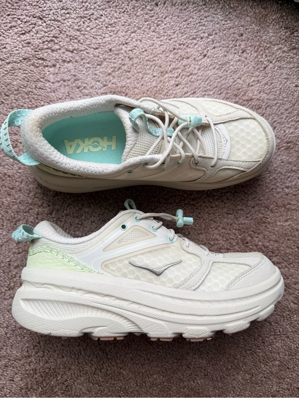 Hoka One One HOKA Bondi B3LS Oat Milk - 1155351-OKT US women size 7
